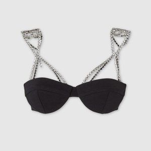 GCDS-BLING JERSEY BRA